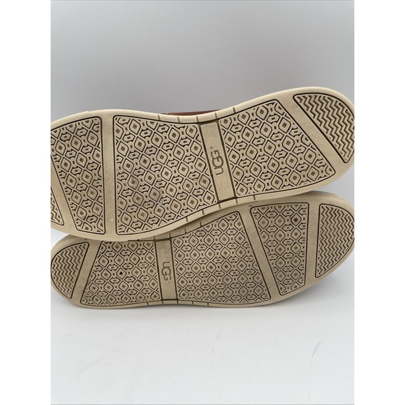 UGG Men's Brown Leather Chuka Ankle Boot 1010549 Size 11 - Picture 8 of 9